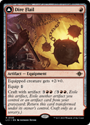Dire Flail (LCI-145)  Foil - The Lost Caverns of Ixalan