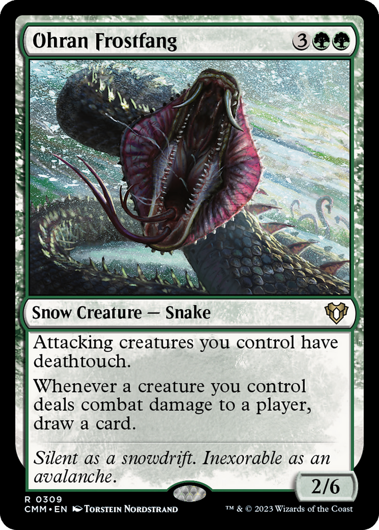 Ohran Frostfang (CMM-309)  Foil - Commander Masters: (snow)