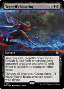 Tegwyll's Scouring (Extended Art) (WOC-052)  - Wilds of Eldraine Commander: (Extended Art)