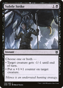 Subtle Strike (ZNR-128)  Foil - Zendikar Rising