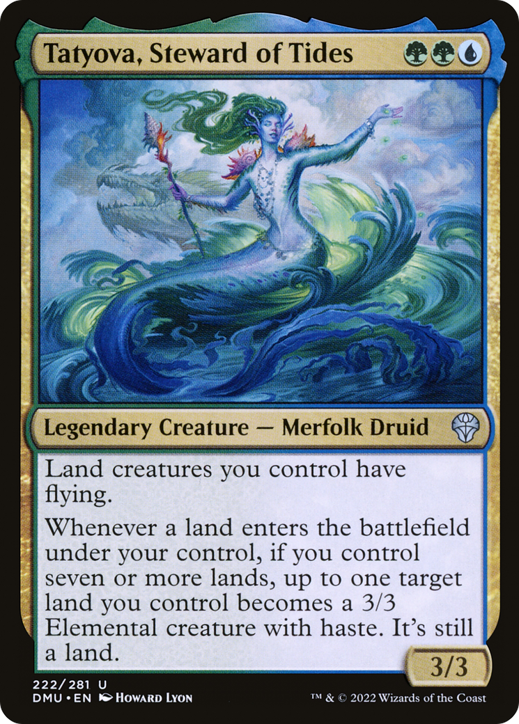 Tatyova, Steward of Tides (DMU-222)  Foil - Dominaria United