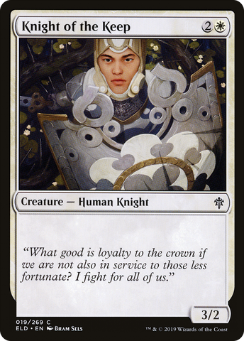 Knight of the Keep (ELD-019)  Foil - Throne of Eldraine