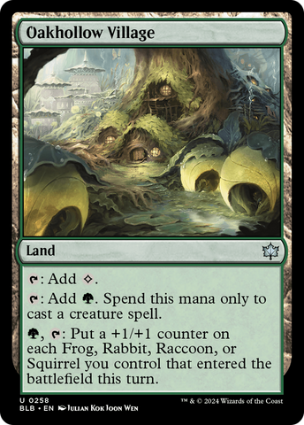 Oakhollow Village (BLB-258)  - Bloomburrow