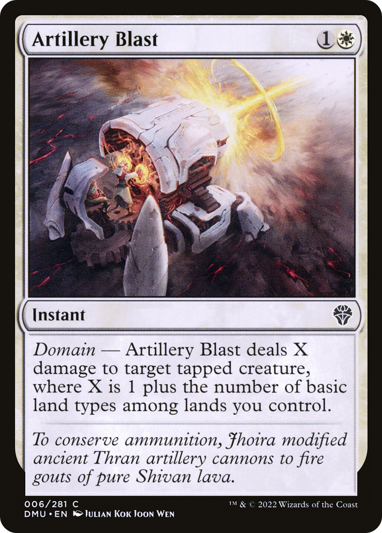Artillery Blast (DMU-006)  Foil - Dominaria United