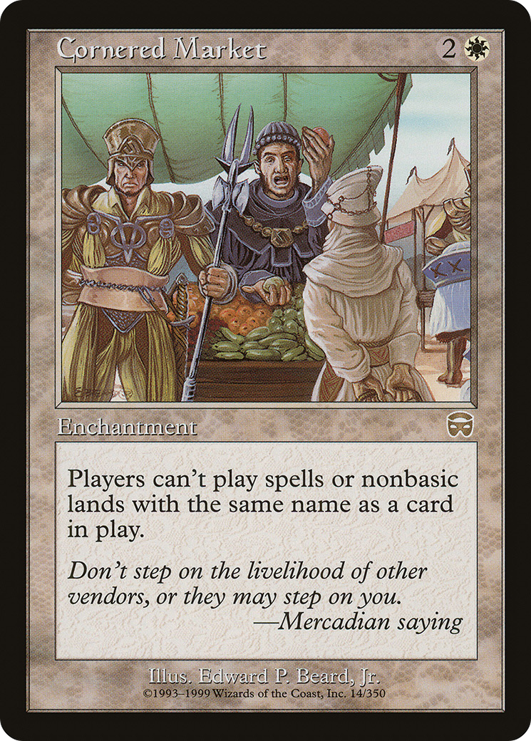 Cornered Market (MMQ-014)  - Mercadian Masques
