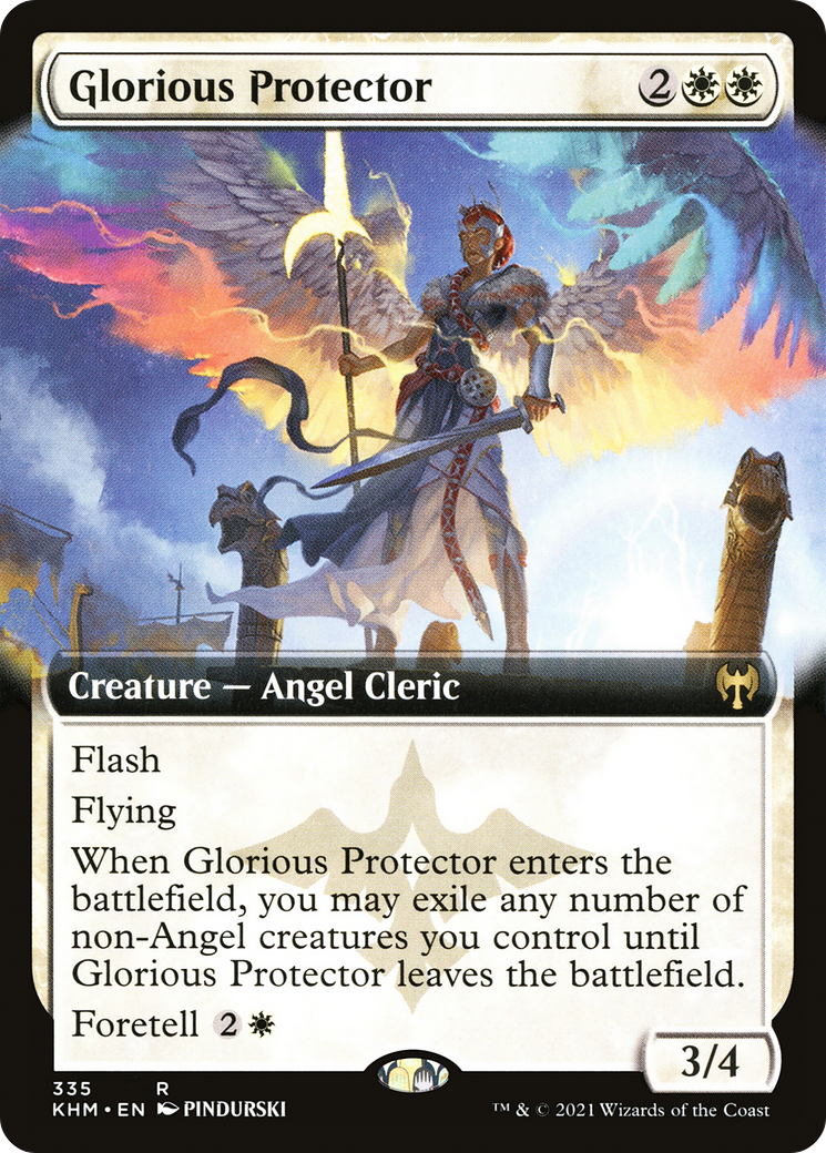 Glorious Protector (Extended Art) (KHM-335)  - Kaldheim