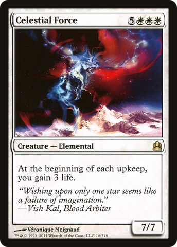 Celestial Force (CMD-010)  - Commander 2011