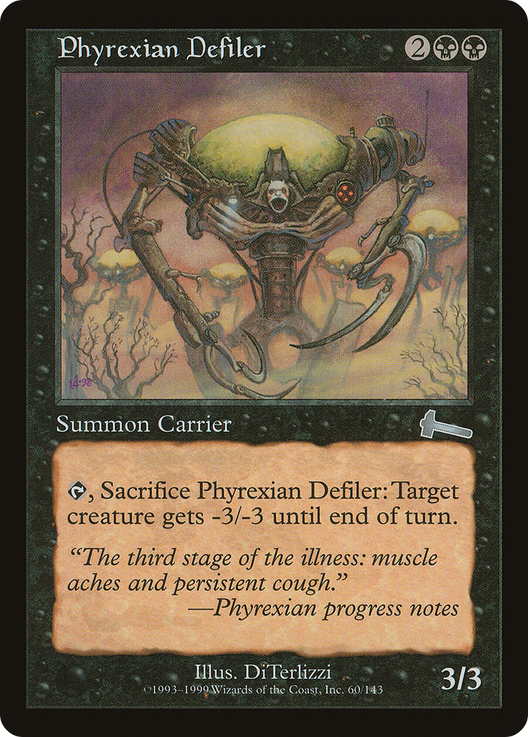 Phyrexian Defiler (ULG-060)  Foil - Urza's Legacy