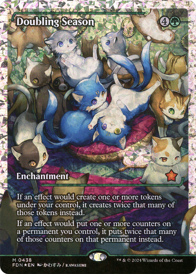 Doubling Season (FDN-438)  Foil - Foundations: (Showcase, enchantment)