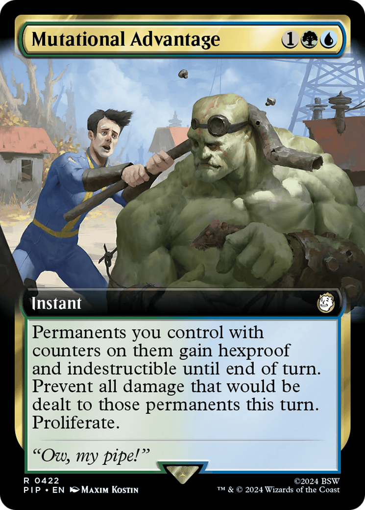 Mutational Advantage (Extended Art) (PIP-422)  Foil - Fallout: (Extended Art)