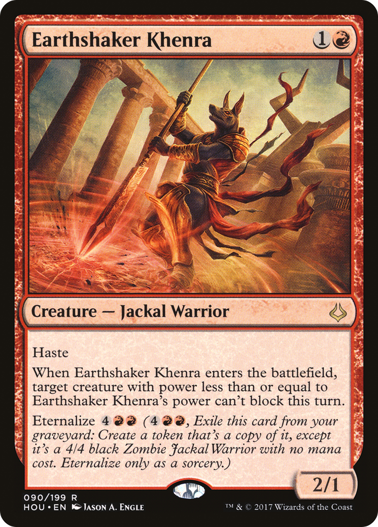 Earthshaker Khenra (HOU-090)  - Hour of Devastation