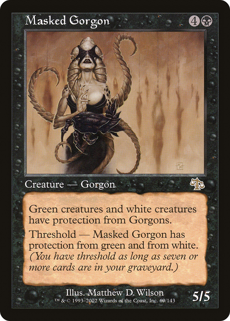 Masked Gorgon (JUD-069)  Foil - Judgment