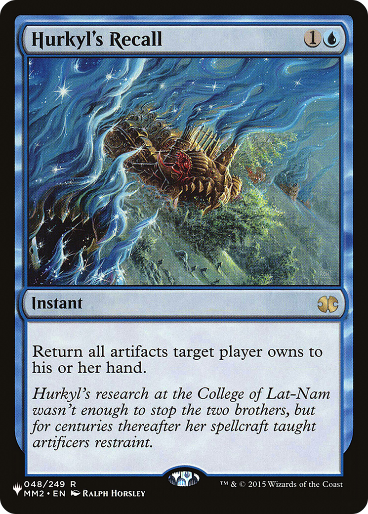 Hurkyl's Recall (LIST-048/249)  - The List