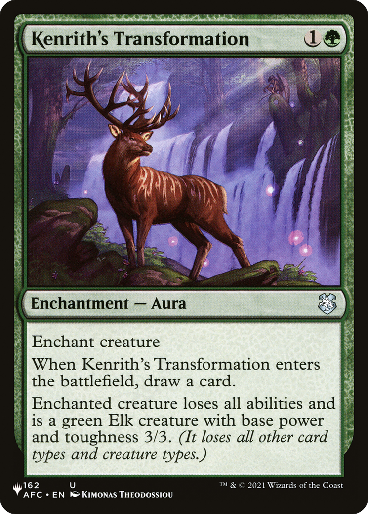 Kenrith's Transformation (LIST-162/062)  - The List