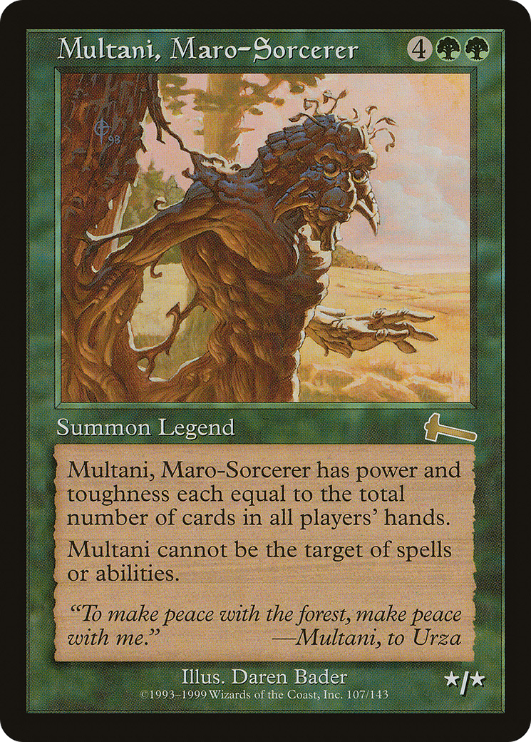 Multani, Maro-Sorcerer (ULG-107)  Foil - Urza's Legacy