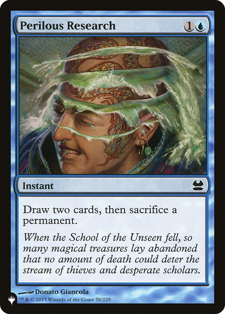 Perilous Research (LIST-MMA-58)  - The List
