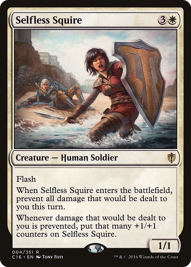 Selfless Squire (C16-004)  - Commander 2016