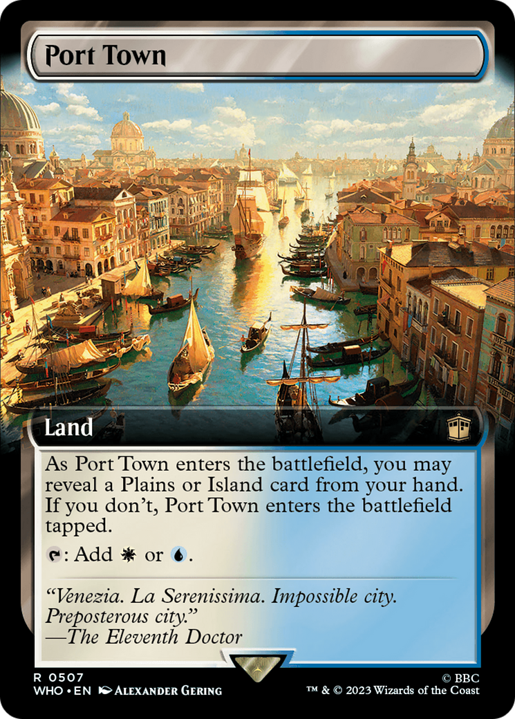 Port Town (Extended Art) (WHO-507)  Foil - Doctor Who: (Extended Art)