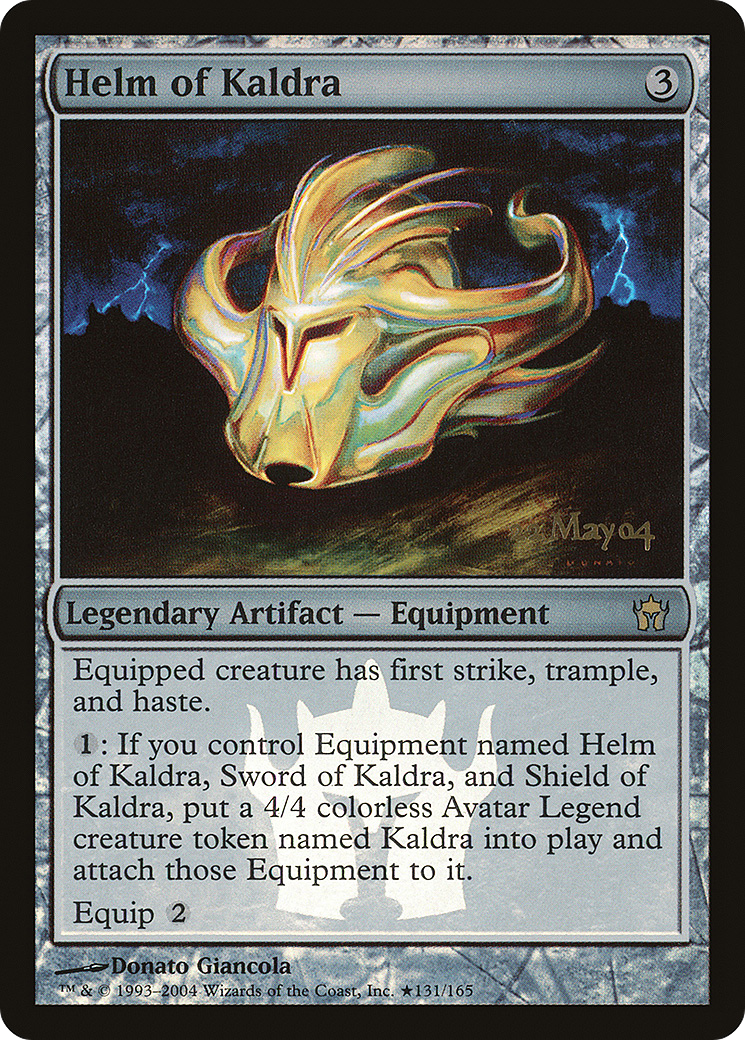 Helm of Kaldra (PRE-131)  Foil - Fifth Dawn Promos