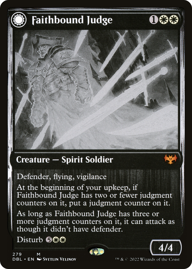 Faithbound Judge (DBL-279)  - Innistrad: Double Feature: (Double Faced Transform)