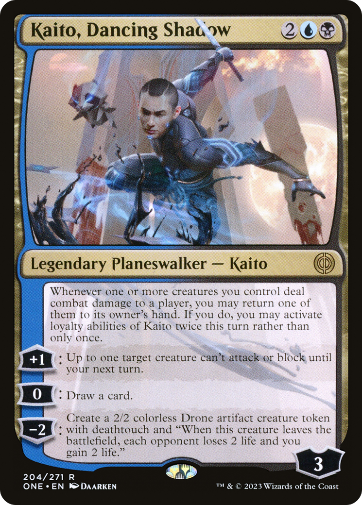 Kaito, Dancing Shadow (ONE-204)  Foil - Phyrexia: All Will Be One