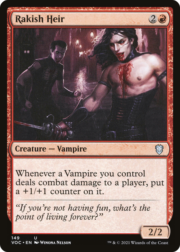 Rakish Heir (VOC-149)  - Crimson Vow Commander