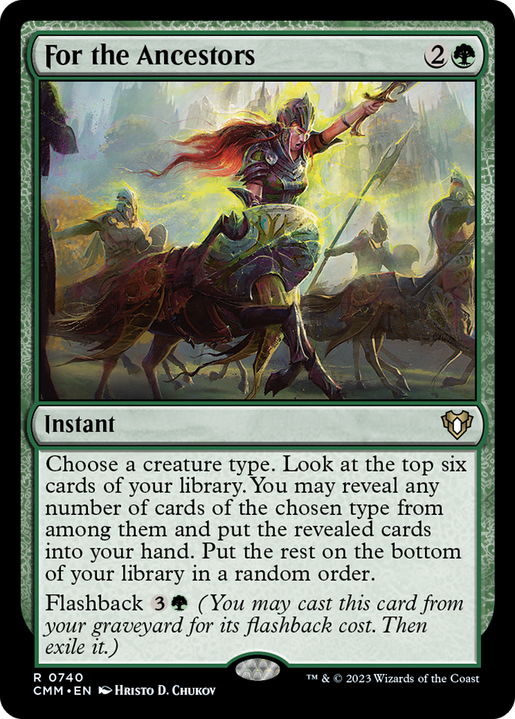 For the Ancestors (CMM-740)  - Commander Masters