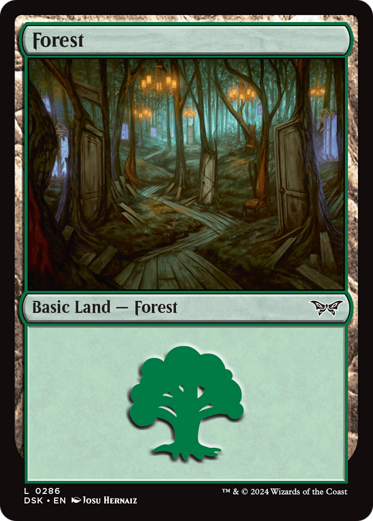 Forest (0286) (DSK-286)  Foil - Duskmourn: House of Horror