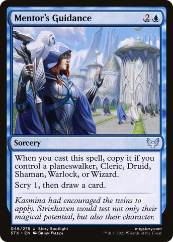 Mentor's Guidance (STX-046)  Foil - Strixhaven: School of Mages