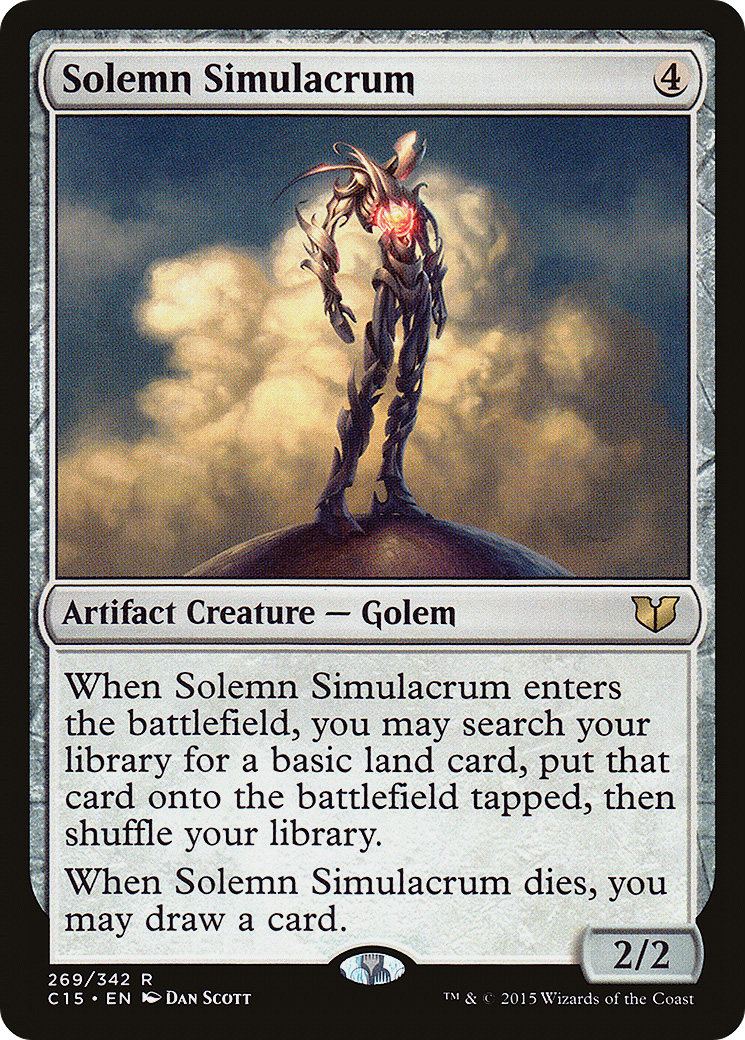 Solemn Simulacrum (C15-269)  - Commander 2015
