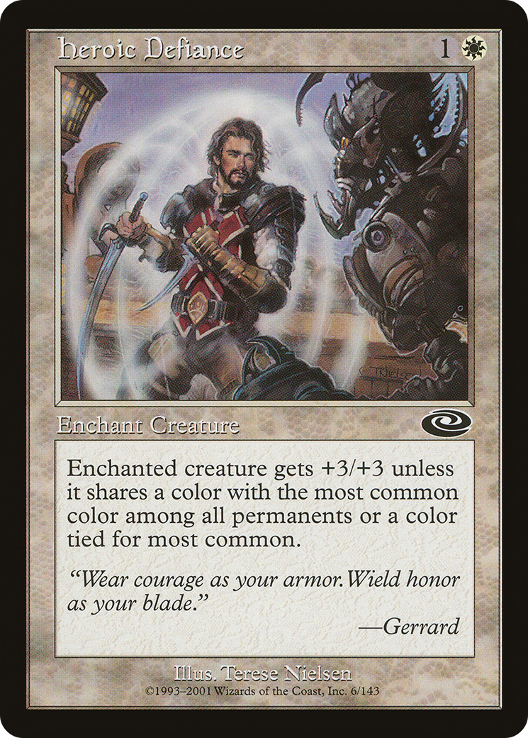 Heroic Defiance (PLS-006)  Foil - Planeshift