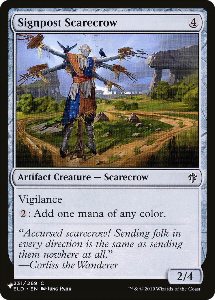 Signpost Scarecrow (LIST-ELD-231)  - The List