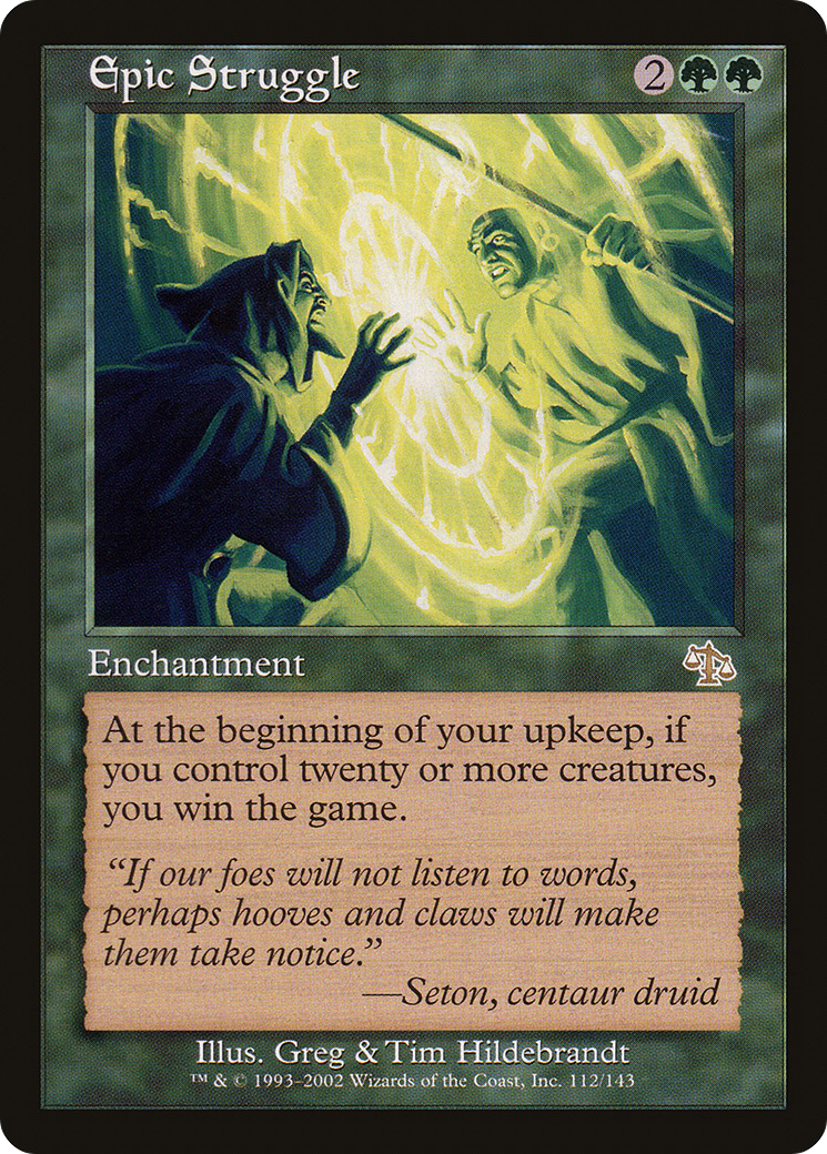 Epic Struggle (JUD-112)  Foil - Judgment