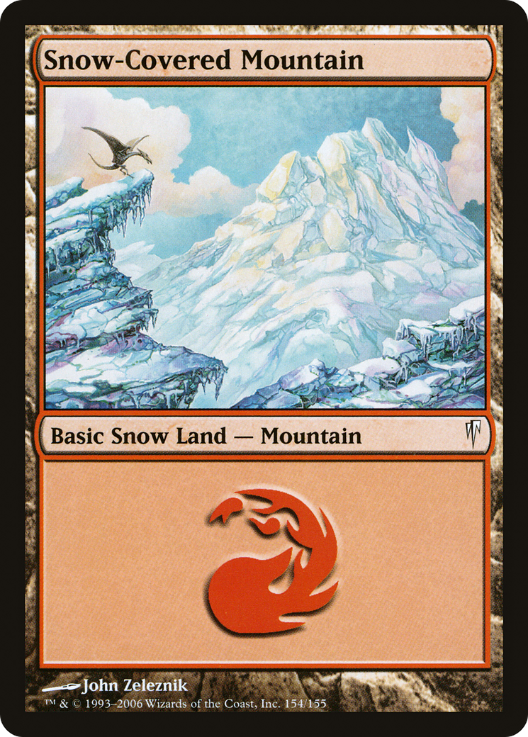 Snow-Covered Mountain (CSP-154)  Foil - Coldsnap