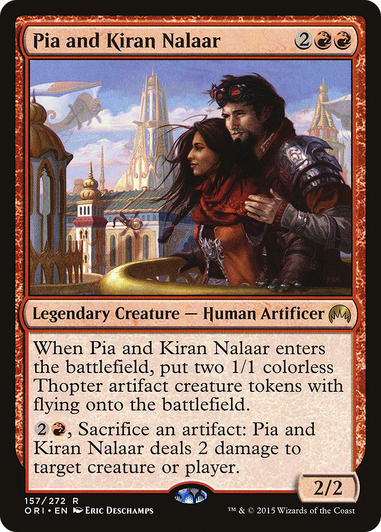 Pia and Kiran Nalaar (ORI-157)  Foil - Magic Origins