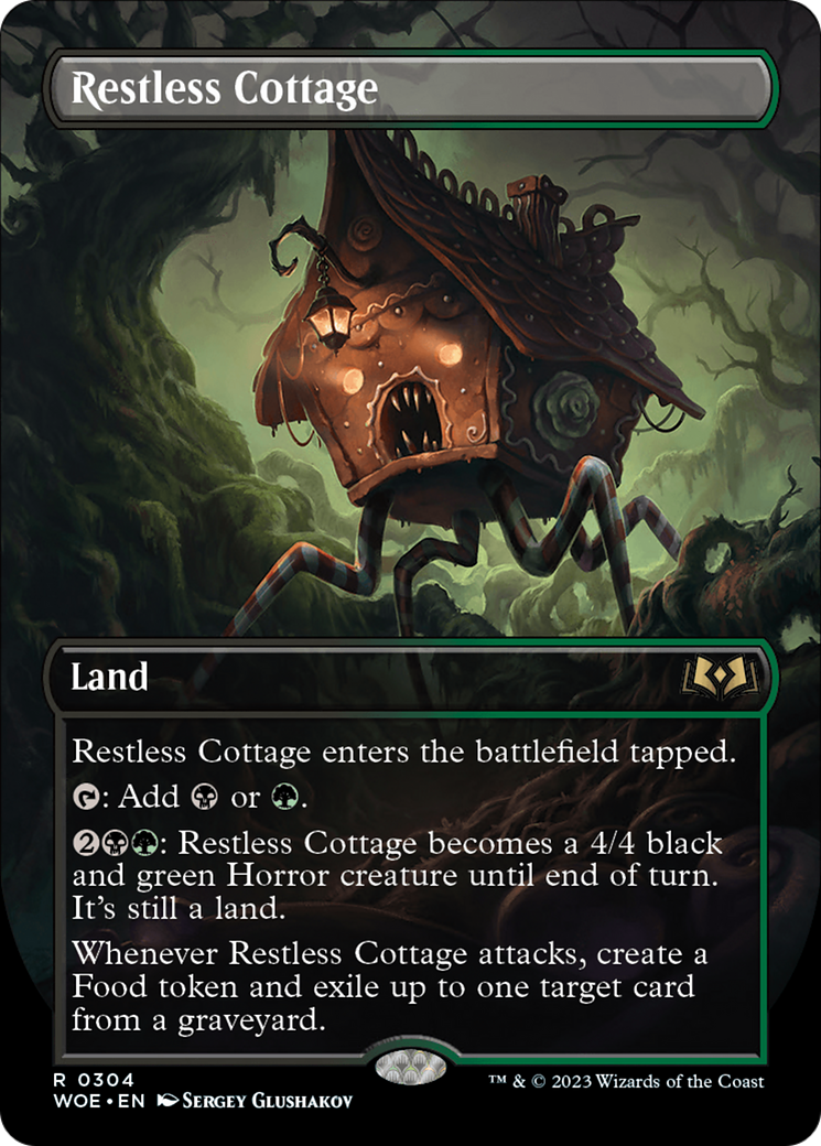 Restless Cottage (Borderless) (WOE-304)  - Wilds of Eldraine