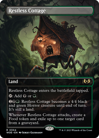 Restless Cottage (Borderless) (WOE-304)  Foil - Wilds of Eldraine