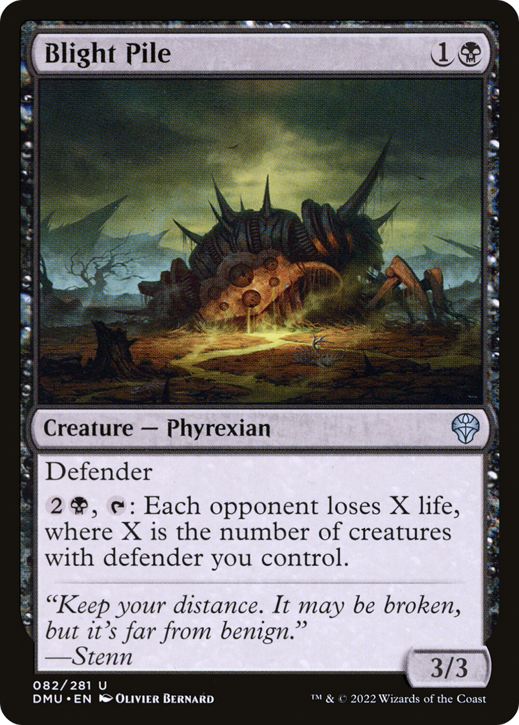 Blight Pile (DMU-082)  Foil - Dominaria United