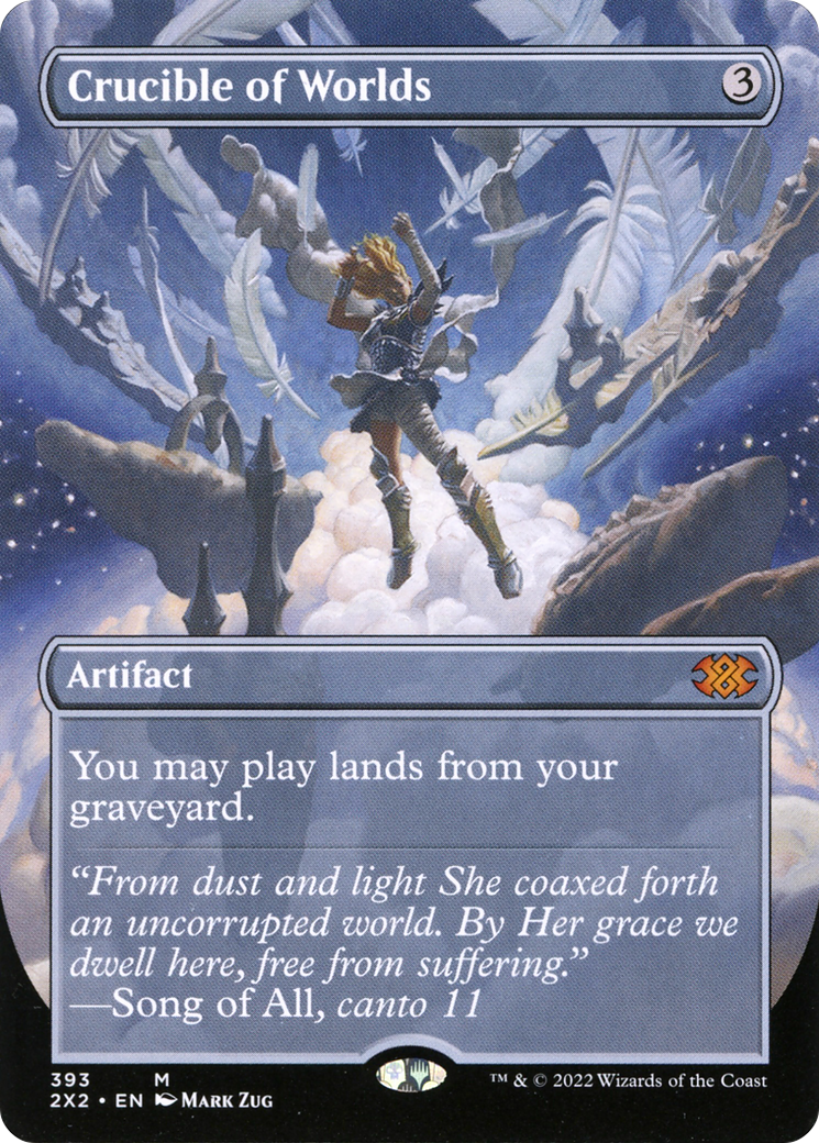 Crucible of Worlds (Borderless) (2X2-393)  - Double Masters 2022