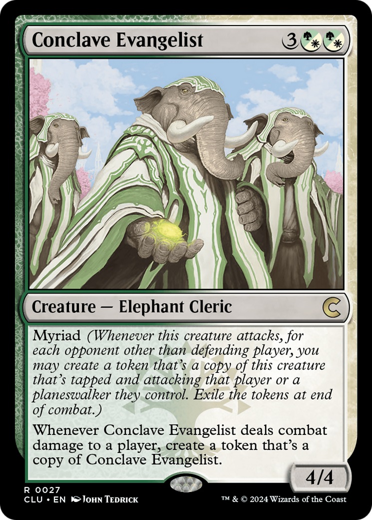 Conclave Evangelist (CLU-027)  - Ravnica: Clue Edition
