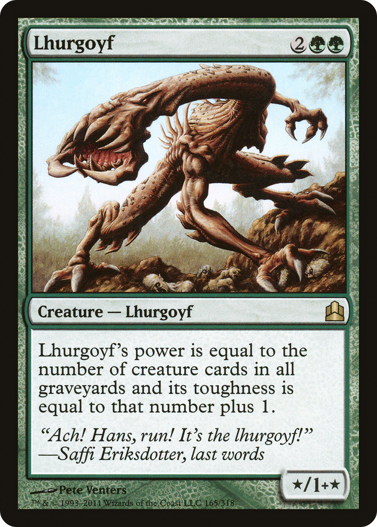 Lhurgoyf (CMD-165)  - Commander 2011