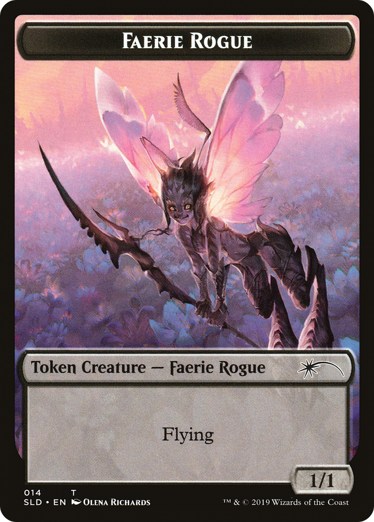 Faerie Rogue Token (014) (SLD-014)  - Secret Lair Drop