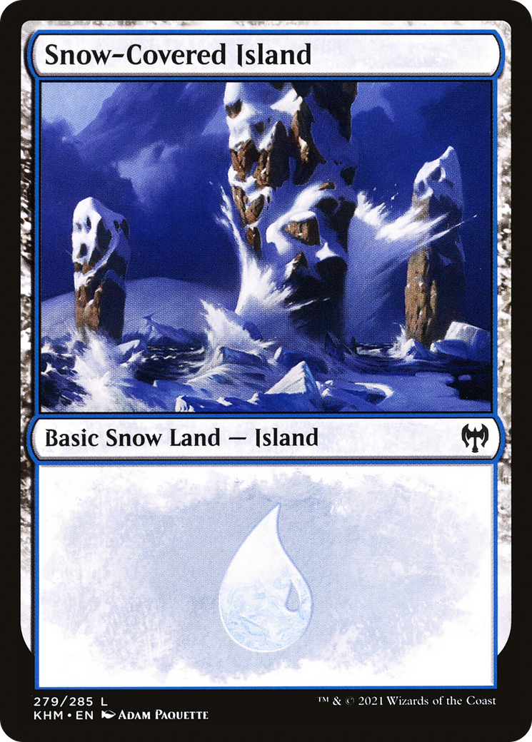 Snow-Covered Island (279) (KHM-279)  Foil - Kaldheim