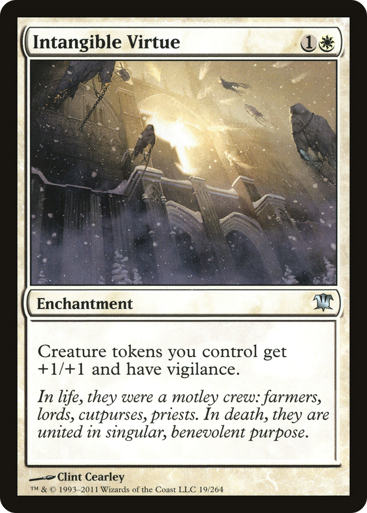 Intangible Virtue (ISD-019)  Foil - Innistrad