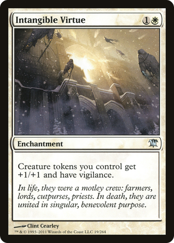 Intangible Virtue (ISD-019)  Foil - Innistrad