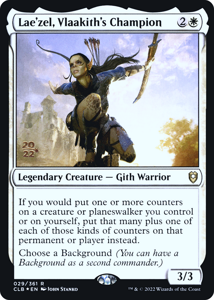 Lae'zel, Vlaakith's Champion [Commander Legends: Battle for Baldur's Gate Prerelease Promos]