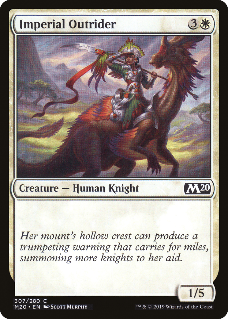 Imperial Outrider (M20-307)  - Core Set 2020