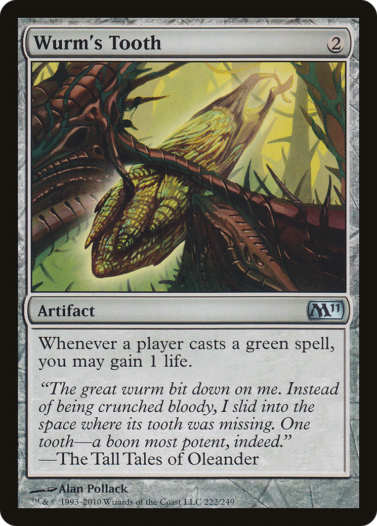 Wurm's Tooth (M11-222)  - Magic 2011