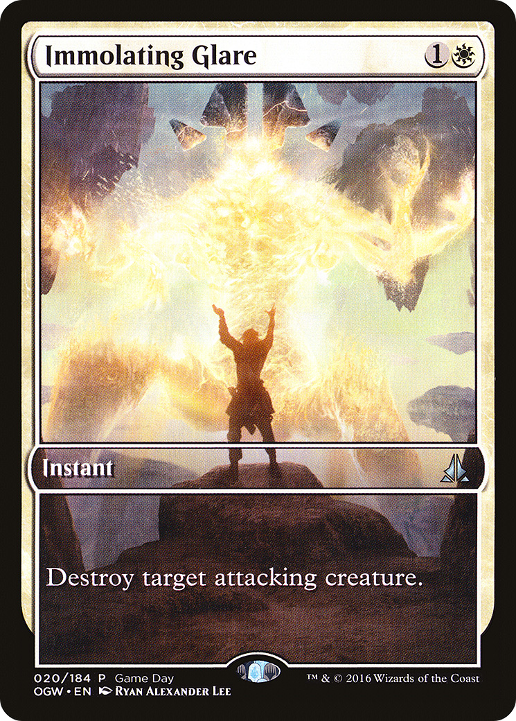Immolating Glare (GAME-020) - Oath of the Gatewatch Promos
