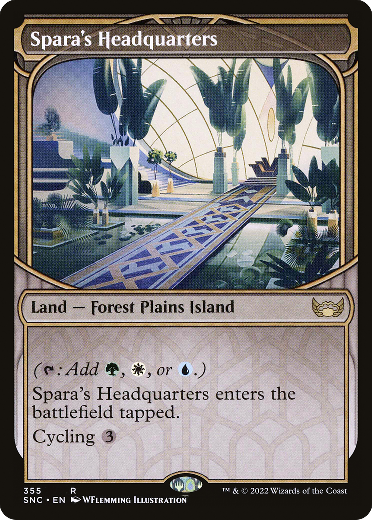 Spara's Headquarters (Showcase) (SNC-355)  Foil - Streets of New Capenna: (Showcase)